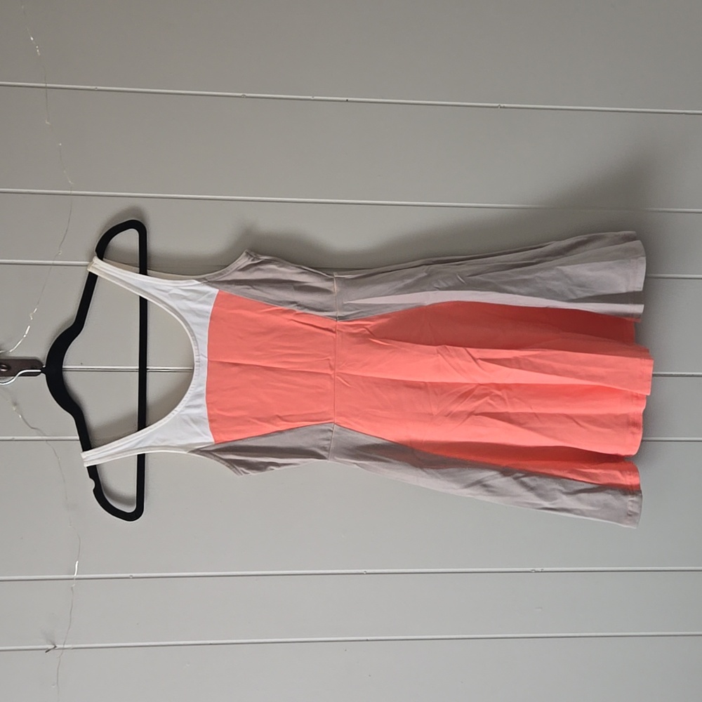 Express Colorblock Fit and Flare Dress